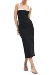 Reformation Nelle Knit Dress In Black