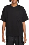 Nike Sportswear Tech Pack Dri-fit Oversize Pocket T-shirt In Black