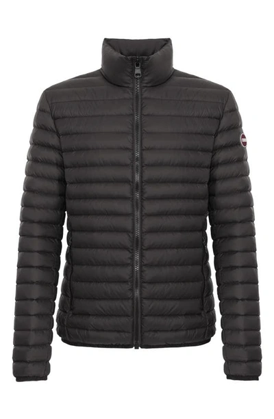 Colmar Lightweight Down Jacket In Vulcan-black