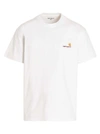 Carhartt Wip Mens White American Script Logo-embroidered Cotton-jersey T-shirt