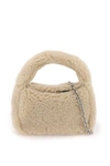 Stand Studio Beige Minnie Faux-fur Bag In Beige