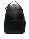 APC BLACK FAUX LEATHER BACKPACK
