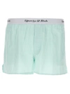 SPORTY AND RICH BOXER SHORTS BERMUDA, SHORT LIGHT BLUE