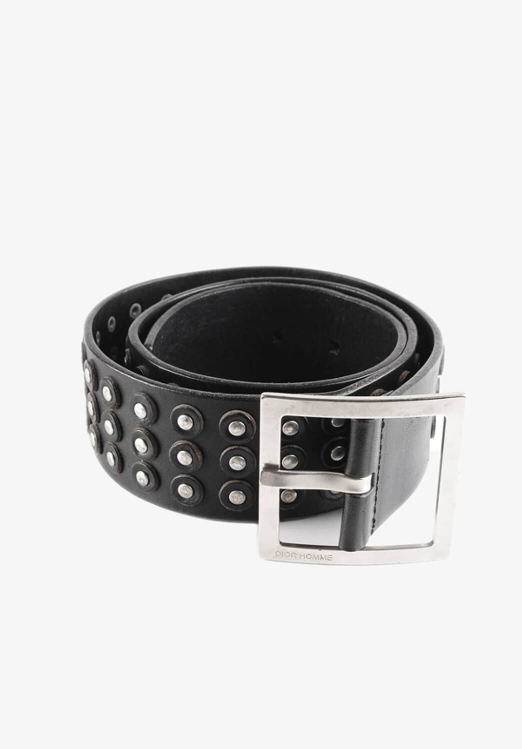 Pre-owned Dior Homme By Hedi Slimane Leather Men Belt In