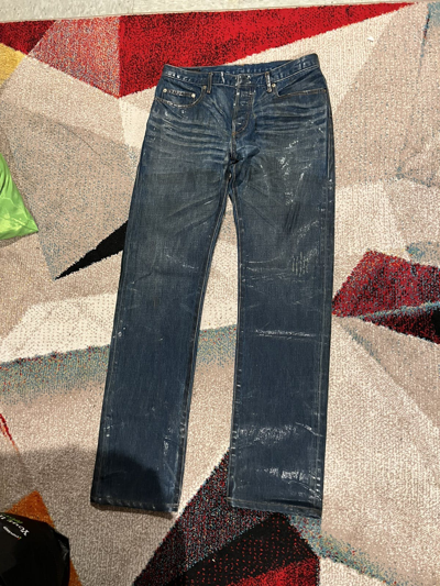 Pre-owned Dior Luster Wax Jeans In Blue