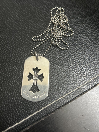 『CHROME HEARTS』Dagger ペンダントトップ1998 Pre-owned Chrome Hearts Dagger Dog Tag Pendant Los Angeles In