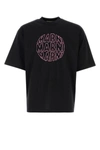 Marni Relaxed Fit Black T-shirt With Bold Graphic Print