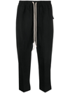RICK OWENS ASTAIRE CROPPED DRAWSTRING TROUSERS