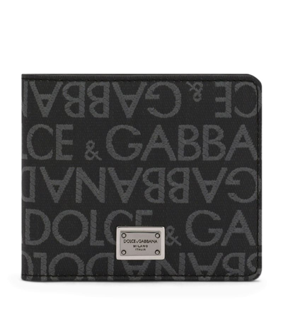 Dolce & Gabbana Logo Bi-fold Wallet In Multi