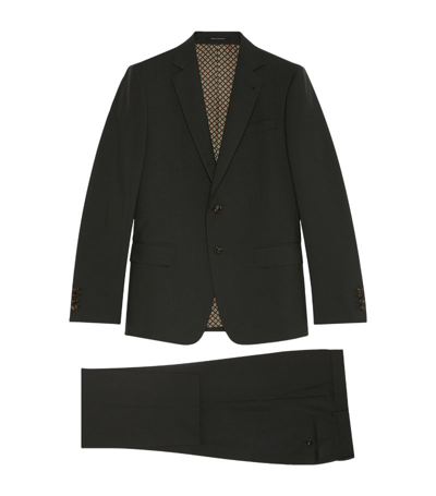 Gucci Wool-mohair Two-piece Suit In Green