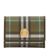 BURBERRY SMALL CHECK TRIFOLD WALLET