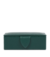 SMYTHSON PANAMA LEATHER CUFFLINK BOX