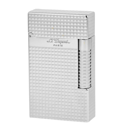 St Dupont Palladium-plated New Grand Dupont Lighter In Silver