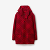BURBERRY BURBERRY CHECK WOOL BLANKET CAPE