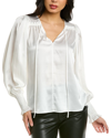 REBECCA TAYLOR REBECCA TAYLOR TIE-FRONT BLOUSE