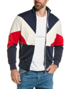 Palm Angels Colour-block Zipped Track Jacket In Blue