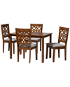Baxton Studio Abigail Modern 5pc Dining Set