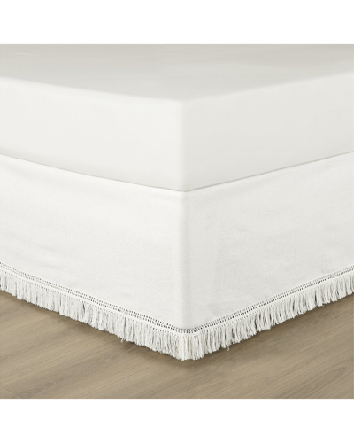 Lush Decor Boho Fringe Tailored Easy Fit Bedskirt