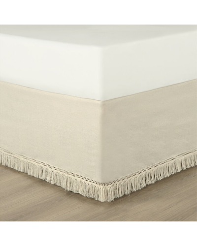 Lush Decor Boho Fringe Tailored Easy Fit Bedskirt