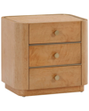 Tov Furniture 1 Piece Acacia 1 Drawer Nightstand