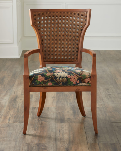Old Hickory Tannery Dakotah Dining Armchair In Brown