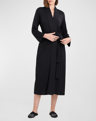 NATORI FEATHERS ELEMENTS LONG JERSEY ROBE