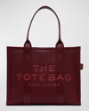 Marc Jacobs The Leather Large Tote Bag In Cherry