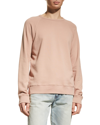 Vince Garment Dye Sweatshirt In Washed Himalayan