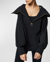 VARLEY VINE OVERSIZED 1/2-ZIP PULLOVER SWEATSHIRT