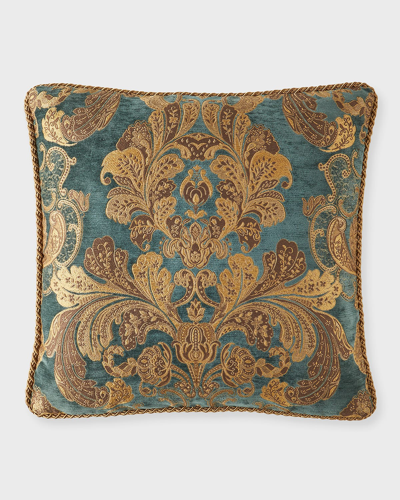 Austin Horn Collection Harlow Pillow, 20" Square In Gold
