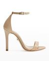 SCHUTZ CADEY LEE CROC-PRINT STILETTO SANDALS