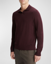 VINCE MEN'S WOOL SWEATER WITH JOHNNY COLLAR
