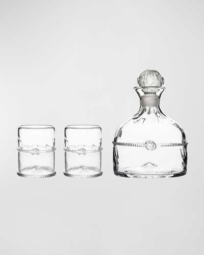 Juliska Graham Decanter & Double Old-fashioned 3-piece Collection In Clear