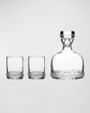 JULISKA DEAN DECANTER & DOUBLE OLD-FASHIONED 3-PIECE COLLECTION