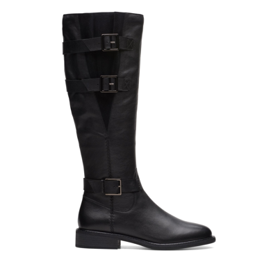 Clarks Cologne Up Knee High Boot In Black