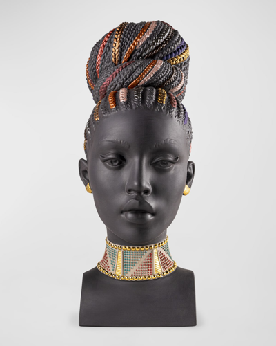 Lladrò African Colors Sculpture In Multi