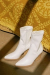 LULUS BERTRAM WHITE POINTED-TOE MID-CALF BOOTS