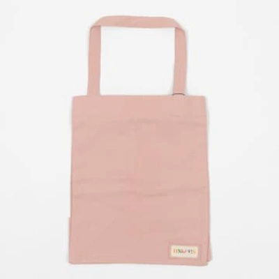Uskees Small Organic Cotton Tote Bag In Light Pink