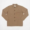 USKEES BUTTONED OVERSHIRT IN BEIGE