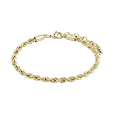 Pilgrim Pam Rope Chain Bracelet In Gold