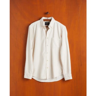 Portuguese Flannel Ecru Lobo Shirt In White