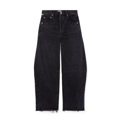 Citizens Of Humanity Horseshoe Cropped Raw Hem Jeans In Sonnet