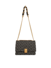 Balmain 1945 Medium Monogram Jacquard Soft Shoulder Bag In Multicolour