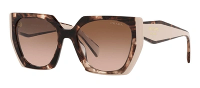 PRADA PR 15WS 01R0A6 GEOMETRIC SUNGLASSES