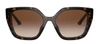 Prada Pr 19zs 2au6s1 55mm Womens Butterfly Sunglasses In Brown