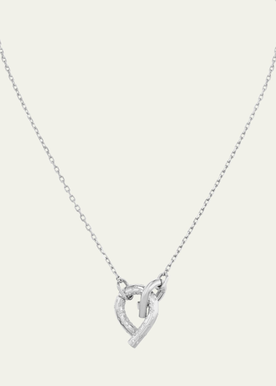 Tabayer 18k White Gold Fairmined Oera Necklace With Diamonds