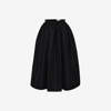 ALEXANDER MCQUEEN GATHERED MIDI SKIRT