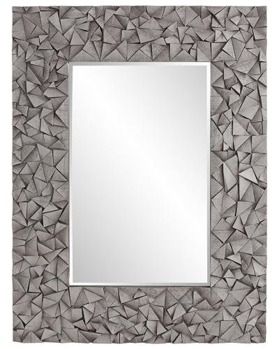 Howard Elliott Pablo Rectangular Mirror In Gray