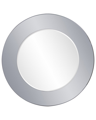 Howard Elliott Auryn Round Mirror In Grey