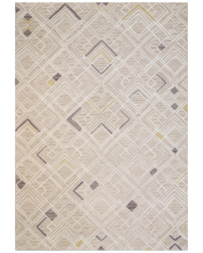 Bashian Rugs Bashian Noble Transitional Wool Rug In Beige